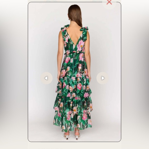 Christy Lynn Alexa Floral Dress in Camellia Garden $750 sz XS - Picture 5 of 7